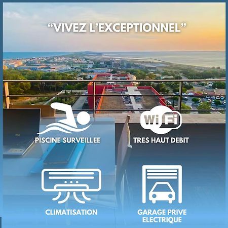 セットLuxueux T3 Piscine Et Vue Somptueuseアパートメント エクステリア 写真